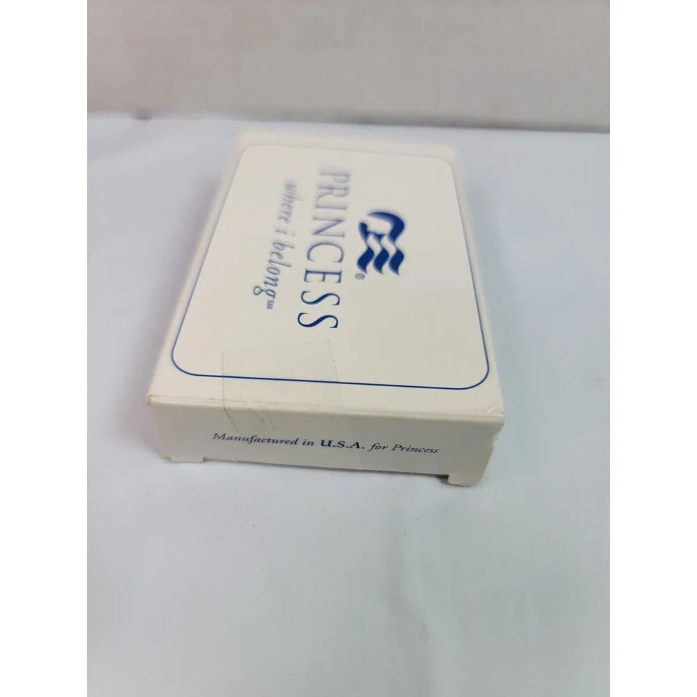 Princess Cruises Playing Cards Deck Where I Belong Blue White Cruise Ship...